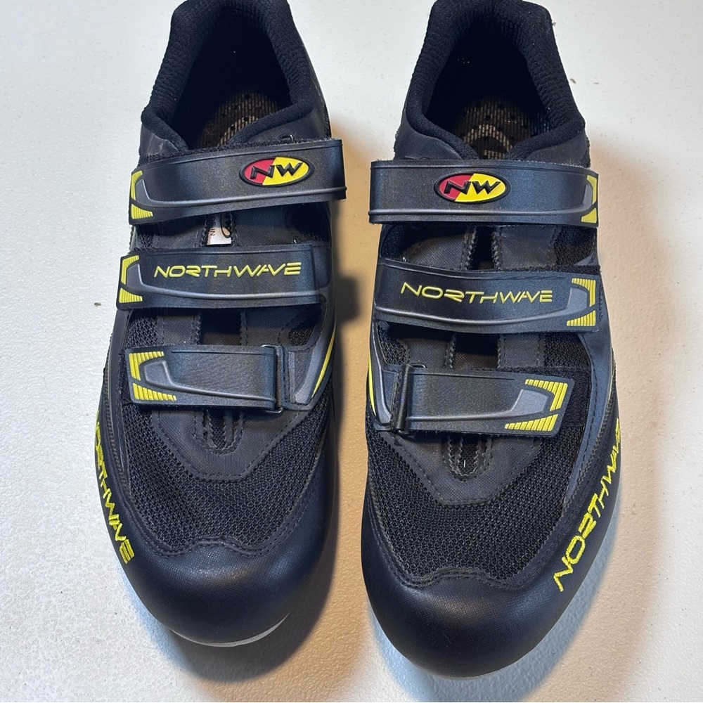 NORTHWAVE Vintage Cycling MTB Shoes Mountain Bike 3 Strap S 46 made in Italy